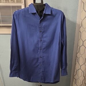 Men's Blue Dress Shirt
